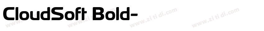 CloudSoft Bold字体转换